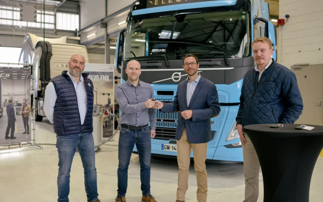 Wheeltainer reçoit trois Volvo FM Electric pour le transport de conteneurs au Havre